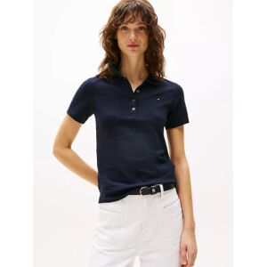 Tommy Hilfiger für Damen. WW0WW42047 1985 marineblaues Poloshirt (XL), Lässig, Kurzarm, Bio-Baumwolle, Nachhaltig Tommy Hilfiger für Damen. WW0WW42047 1985 marineblaues Poloshirt (XL), Lässig, Kurzarm, Bio-Baumwolle, Nachhaltig