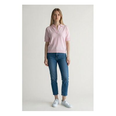 Marella für Damen. 2613361075200 Polo Mlmfeltro rosa (S), Lässig, Baumwolle, Kurzarm Marella für Damen. 2613361075200 Polo Mlmfeltro rosa (S), Lässig, Baumwolle, Kurzarm