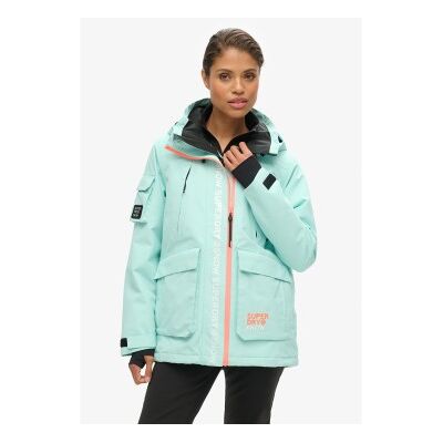 Superdry WS110165A Türkis Skijacke - Schnee Superdry WS110165A Türkis Skijacke - Schnee