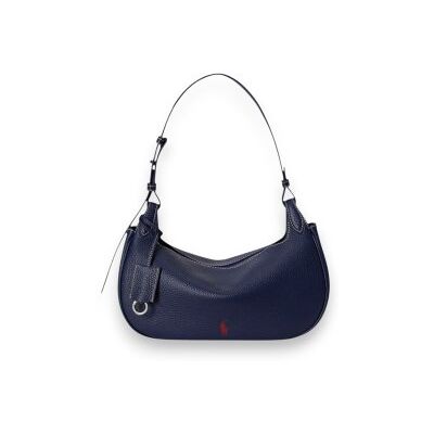 Polo Ralph Lauren für Damen. 428P01440004 Polo Play Schultertasche aus Leder marineblau (OSFA), Lässig Polo Ralph Lauren für Damen. 428P01440004 Polo Play Schultertasche aus Leder marineblau (OSFA), Lässig