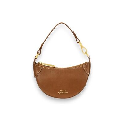 Polo Ralph Lauren für Damen. 427938050006 Halbmond-Handtasche aus Leder in Braun (OSFA), Lässig Polo Ralph Lauren für Damen. 427938050006 Halbmond-Handtasche aus Leder in Braun (OSFA), Lässig