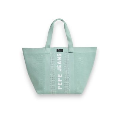 Pepe Jeans für Damen. PL0300137 Winslow Shopper Tasche blau stricken (OSFA), Lässig, Polyester Pepe Jeans für Damen. PL0300137 Winslow Shopper Tasche blau stricken (OSFA), Lässig, Polyester