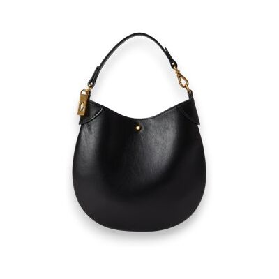 Polo Ralph Lauren für Damen. 427P06814001 Schwarze Leder-Handtasche Polo ID (OSFA), Lässig Polo Ralph Lauren für Damen. 427P06814001 Schwarze Leder-Handtasche Polo ID (OSFA), Lässig