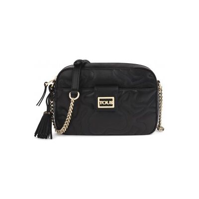 TOUS für Damen. 2001577651 Reporter K Dream Schwarze Umhängetasche -8x25x16cm (OSFA), Lässig, Polyurethan TOUS für Damen. 2001577651 Reporter K Dream Schwarze Umhängetasche -8x25x16cm (OSFA), Lässig, Polyurethan