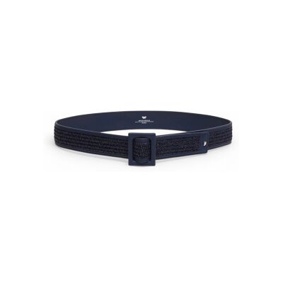 Weekend Max Mara für Damen. 2615501015600 Wkabocca Gürtel mit Raffia-Effekt, navy (L), Lässig, Marine Weekend Max Mara für Damen. 2615501015600 Wkabocca Gürtel mit Raffia-Effekt, navy (L), Lässig, Marine