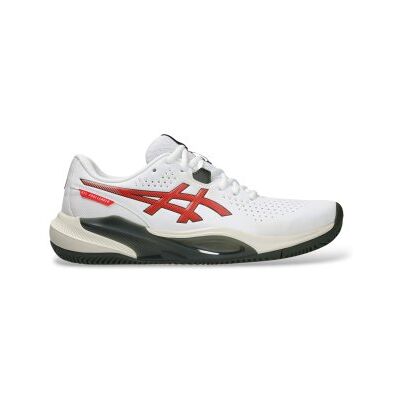 Asics für Herren. 1041A508 Sneaker GEL-Challenger 15 Clay weiß (47), Wohnung, Schnürsenkel, Lässig, Sportlich, Polyester Asics für Herren. 1041A508 Sneaker GEL-Challenger 15 Clay weiß (47), Wohnung, Schnürsenkel, Lässig, Sportlich, Polyester