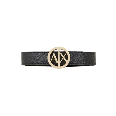 A X Armani Exchange für Damen. 9411180A87777520 Schwarzer Gürtel (90cm), Lässig, Synthetisch, Kunstleder A X Armani Exchange für Damen. 9411180A87777520 Schwarzer Gürtel (90cm), Lässig, Synthetisch, Kunstleder