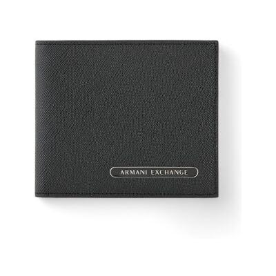 A X Armani Exchange für Herren. XM000167AF12702UC001 Leder Portemonnaie schwarz (OSFA), Lässig A X Armani Exchange für Herren. XM000167AF12702UC001 Leder Portemonnaie schwarz (OSFA), Lässig