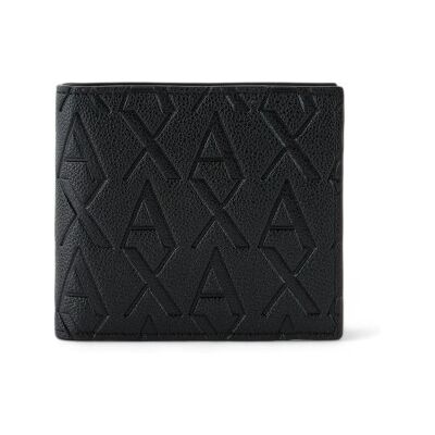 A X Armani Exchange für Herren. XM000168AF12133UC001 Logo-Brieftasche schwarz (OSFA), Lässig, Polyester A X Armani Exchange für Herren. XM000168AF12133UC001 Logo-Brieftasche schwarz (OSFA), Lässig, Polyester