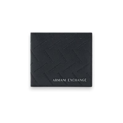 A X Armani Exchange für Herren. XM000167AF27287UC001 Logo-Geldbörse schwarz (OSFA), Lässig, Leder A X Armani Exchange für Herren. XM000167AF27287UC001 Logo-Geldbörse schwarz (OSFA), Lässig, Leder