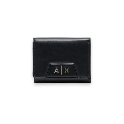 A X Armani Exchange für Damen. XW001595AF19892UC001 Mini-Geldbörse schwarz (OSFA), Lässig, Klassisch, Polyester A X Armani Exchange für Damen. XW001595AF19892UC001 Mini-Geldbörse schwarz (OSFA), Lässig, Klassisch, Polyester