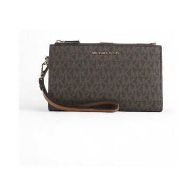 Michael Kors für Damen. 32F1GJ6W4B Jet Set Canvas Leder Geldbörse braun (OSFA), Lässig Michael Kors für Damen. 32F1GJ6W4B Jet Set Canvas Leder Geldbörse braun (OSFA), Lässig