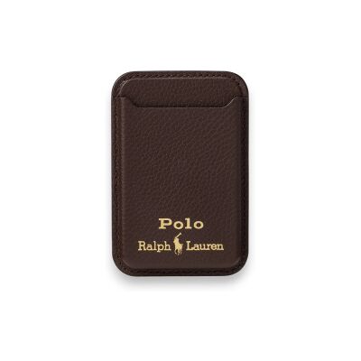 Polo Ralph Lauren für Herren. 405P17558002 Braunes Leder-Kartenetui mit MagSafe (OSFA), Lässig, Klassisch Polo Ralph Lauren für Herren. 405P17558002 Braunes Leder-Kartenetui mit MagSafe (OSFA), Lässig, Klassisch
