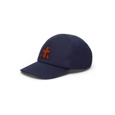 Premiata für Herren. BALL Baseballkappe blau (58), Lässig, Baumwolle Premiata für Herren. BALL Baseballkappe blau (58), Lässig, Baumwolle