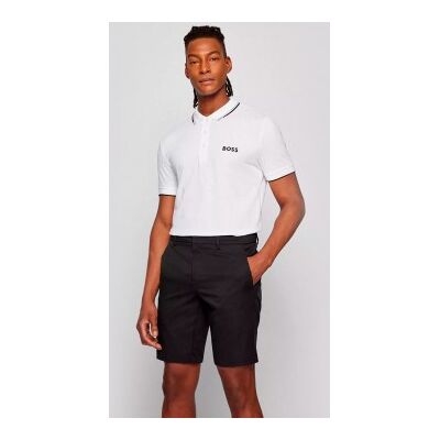 Boss für Herren. 50469102 Paddy Pro weißes Poloshirt (S), Lässig, Baumwolle, Kurzarm Boss für Herren. 50469102 Paddy Pro weißes Poloshirt (S), Lässig, Baumwolle, Kurzarm