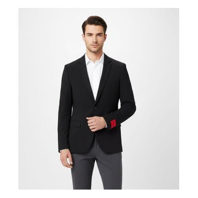 HUGO für Herren. 50495628 Blazer Colbert schwarz (50), Lässig, Klassisch, Polyester HUGO für Herren. 50495628 Blazer Colbert schwarz (50), Lässig, Klassisch, Polyester
