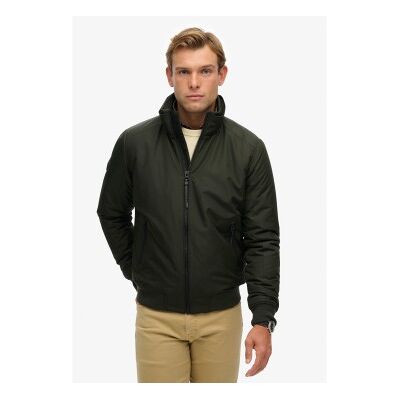 Superdry für Herren. M5012258A City Harrington Jacke grün (L), Lässig, Polyester Superdry für Herren. M5012258A City Harrington Jacke grün (L), Lässig, Polyester