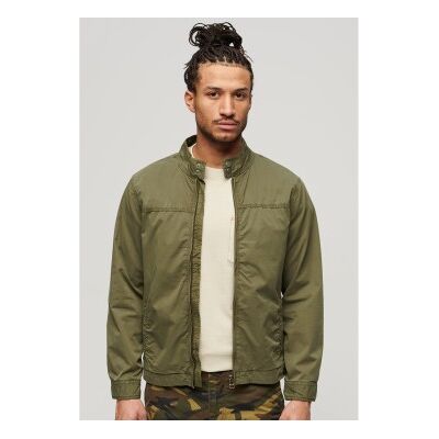 Superdry für Herren. M5011864A Klassische Harrington Jacke grün (XXL), Lässig, Baumwolle, Langarm Superdry für Herren. M5011864A Klassische Harrington Jacke grün (XXL), Lässig, Baumwolle, Langarm