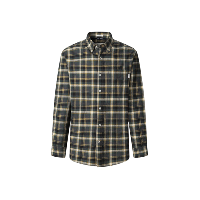 Pepe Jeans für Herren. PM308852 Aldo grünes Hemd (XL), Lässig, Baumwolle, Langarm Pepe Jeans für Herren. PM308852 Aldo grünes Hemd (XL), Lässig, Baumwolle, Langarm