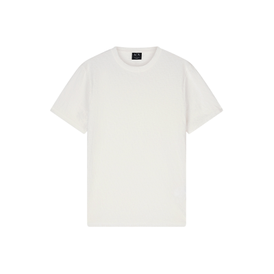 A X Armani Exchange für Herren. XM002821AF10337U0009 Schmal geschnittenes T-Shirt weiß (M), Lässig, Baumwolle, Kurzarm A X Armani Exchange für Herren. XM002821AF10337U0009 Schmal geschnittenes T-Shirt weiß (M), Lässig, Baumwolle, Kurzarm