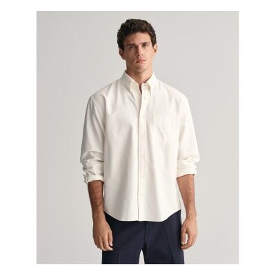 Gant für Herren. 3240051 Heritage Relaxed Fit Oxford Hemd weiß (XL), Lässig, Langarm, Bio-Baumwolle, Nachhaltig Gant für Herren. 3240051 Heritage Relaxed Fit Oxford Hemd weiß (XL), Lässig, Langarm, Bio-Baumwolle, Nachhaltig