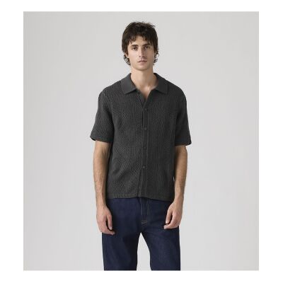 Levi's für Herren. 0013G-0004 Camp Shirt schwarz (L), Lässig, Baumwolle, Kurzarm Levi's für Herren. 0013G-0004 Camp Shirt schwarz (L), Lässig, Baumwolle, Kurzarm