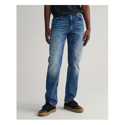 Gant für Herren. 1000261 Jeans Regular Fit blau (36/32), Lässig, Baumwolle, Denim Gant für Herren. 1000261 Jeans Regular Fit blau (36/32), Lässig, Baumwolle, Denim