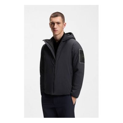 Boss für Herren. 50551067 Wasserabweisende Jacke mit verstellbarem Saum in Marineblau (S), Lässig, Polyamid Boss für Herren. 50551067 Wasserabweisende Jacke mit verstellbarem Saum in Marineblau (S), Lässig, Polyamid