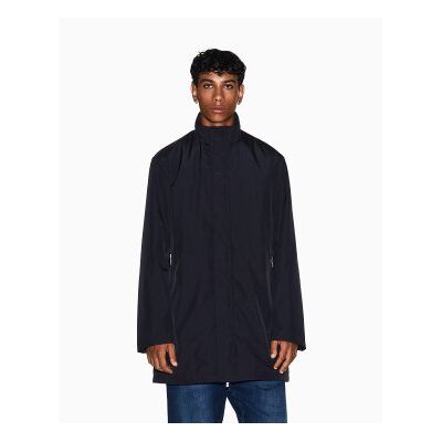 A X Armani Exchange für Herren. XM001579AF16926UB101 Langer Mantel mit Stehkragen und verdecktem Verschluss Essential marineblau (M), Lässig A X Armani Exchange für Herren. XM001579AF16926UB101 Langer Mantel mit Stehkragen und verdecktem Verschluss Essential marineblau (M), Lässig
