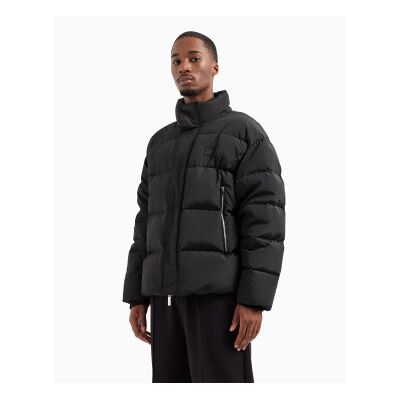 A X Armani Exchange für Herren. XM000032AF10323UC001 Schwarzer Federmantel (XL), Lässig, Polyester A X Armani Exchange für Herren. XM000032AF10323UC001 Schwarzer Federmantel (XL), Lässig, Polyester