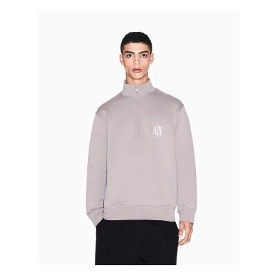 A X Armani Exchange für Herren. XM000370AF10818U6107 Driftwood Kapuzenpullover beige (L), Lässig, Baumwolle, Langarm A X Armani Exchange für Herren. XM000370AF10818U6107 Driftwood Kapuzenpullover beige (L), Lässig, Baumwolle, Langarm