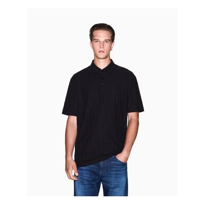 A X Armani Exchange für Herren. XM001292AF10337UC001 Polo Elegant schwarz (XL), Lässig, Baumwolle, Kurzarm A X Armani Exchange für Herren. XM001292AF10337UC001 Polo Elegant schwarz (XL), Lässig, Baumwolle, Kurzarm