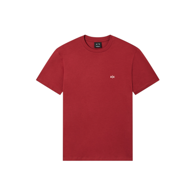 A X Armani Exchange für Herren. XM001568AF10358U5101 Basic-T-Shirt rot (M), Lässig, Baumwolle, Kurzarm A X Armani Exchange für Herren. XM001568AF10358U5101 Basic-T-Shirt rot (M), Lässig, Baumwolle, Kurzarm