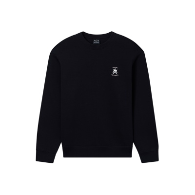 A X Armani Exchange für Herren. XM001777AF10818UC001 Mini-Logo-Sweatshirt schwarz (S), Lässig, Baumwolle, Kurzarm A X Armani Exchange für Herren. XM001777AF10818UC001 Mini-Logo-Sweatshirt schwarz (S), Lässig, Baumwolle, Kurzarm
