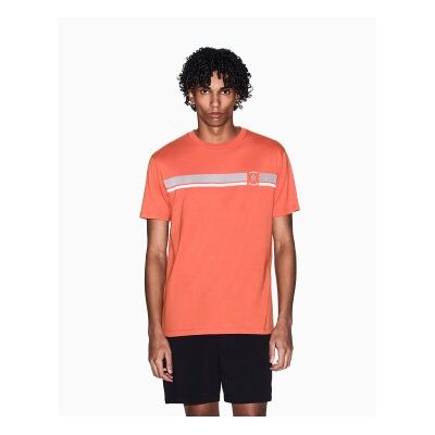 A X Armani Exchange für Herren. XM001792AF12308U3040 T-Shirt Streifen Rost (M), Blau, Lässig, Baumwolle, Kurzarm A X Armani Exchange für Herren. XM001792AF12308U3040 T-Shirt Streifen Rost (M), Blau, Lässig, Baumwolle, Kurzarm