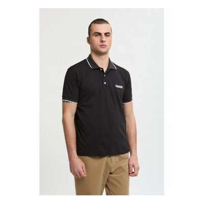 Baracuta für Herren. BRPOL0020UT2769 Polo Logo schwarz (S), Lässig, Baumwolle, Kurzarm Baracuta für Herren. BRPOL0020UT2769 Polo Logo schwarz (S), Lässig, Baumwolle, Kurzarm