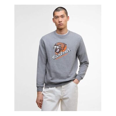 Barbour international für Herren. MOL0709 Sweatshirt Daytona grau (S), Lässig, Baumwolle Barbour international für Herren. MOL0709 Sweatshirt Daytona grau (S), Lässig, Baumwolle