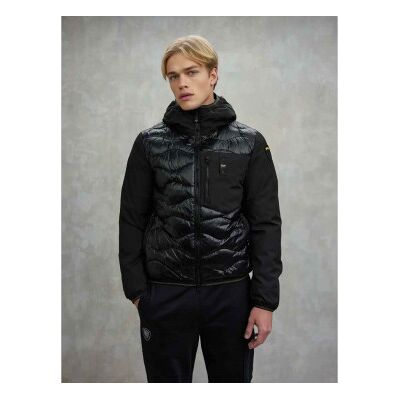 Blauer für Herren. 25WBLUC08078 Albert Jacke schwarz (L), Lässig, Polyester Blauer für Herren. 25WBLUC08078 Albert Jacke schwarz (L), Lässig, Polyester