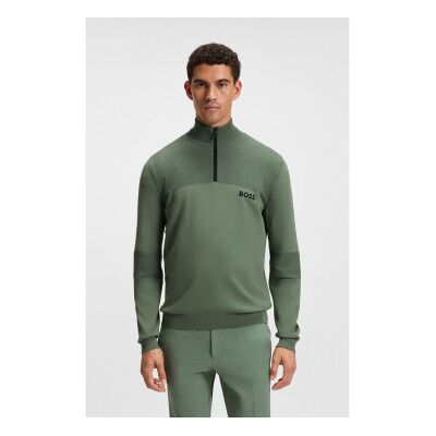Boss für Herren. 50541953 Hydro grüner Pullover (L), Lässig, Baumwolle, Langarm Boss für Herren. 50541953 Hydro grüner Pullover (L), Lässig, Baumwolle, Langarm