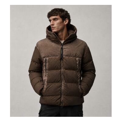 C.P. Company für Herren. 21CMOW115A006369S Braune Steppjacke (S), Lässig, Polyamid C.P. Company für Herren. 21CMOW115A006369S Braune Steppjacke (S), Lässig, Polyamid