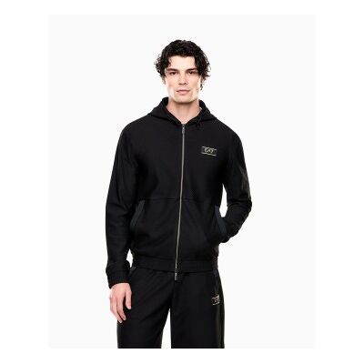 EA7 für Herren. 7M001339_AF21099 Premium Label Jacke schwarz (XS), Lässig, Polyester EA7 für Herren. 7M001339_AF21099 Premium Label Jacke schwarz (XS), Lässig, Polyester