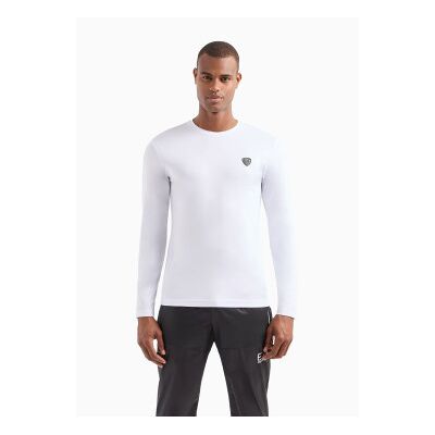 EA7 für Herren. 8NPT17_PJRGZ Langärmelige T-Shirts weiß (S), Lässig, Viskose, Langarm EA7 für Herren. 8NPT17_PJRGZ Langärmelige T-Shirts weiß (S), Lässig, Viskose, Langarm