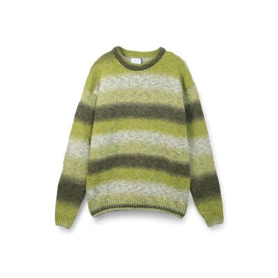 Family First für Herren. SWF2503 Verblichener Pullover grün (L), Lässig, Wolle Family First für Herren. SWF2503 Verblichener Pullover grün (L), Lässig, Wolle