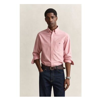 Gant für Herren. 3000200 Klassisches Oxford-Hemd Regular Fit rot (L), Lässig, Baumwolle, Langarm Gant für Herren. 3000200 Klassisches Oxford-Hemd Regular Fit rot (L), Lässig, Baumwolle, Langarm