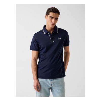 Guess für Herren. M6GP27K3179 Polo Paul Pique navy (S), Lässig, Baumwolle, Kurzarm, Marine Guess für Herren. M6GP27K3179 Polo Paul Pique navy (S), Lässig, Baumwolle, Kurzarm, Marine
