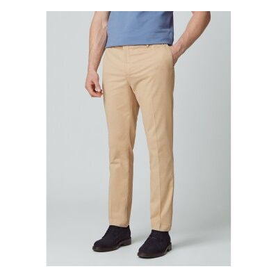 Hackett London für Herren. HM212487 Beige Kensington Chino-Hose (40/32), Lässig, Baumwolle Hackett London für Herren. HM212487 Beige Kensington Chino-Hose (40/32), Lässig, Baumwolle