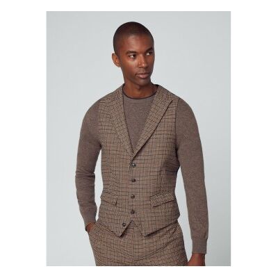 Hackett London für Herren. HM470474 Gunclub-Weste braun (44/32), Lässig, Klassisch, Polyester Hackett London für Herren. HM470474 Gunclub-Weste braun (44/32), Lässig, Klassisch, Polyester