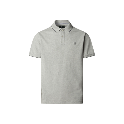 Hackett London für Herren. HM5600136 Heritage Tipped Poloshirt grau (XL), Lässig, Baumwolle, Kurzarm Hackett London für Herren. HM5600136 Heritage Tipped Poloshirt grau (XL), Lässig, Baumwolle, Kurzarm