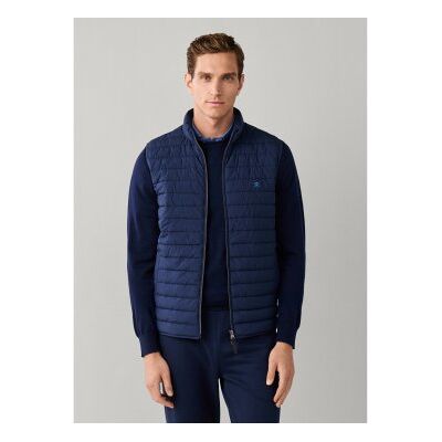 Hackett London für Herren. HM4000197 Weste Ultra Marine (L), Lässig, Polyester Hackett London für Herren. HM4000197 Weste Ultra Marine (L), Lässig, Polyester