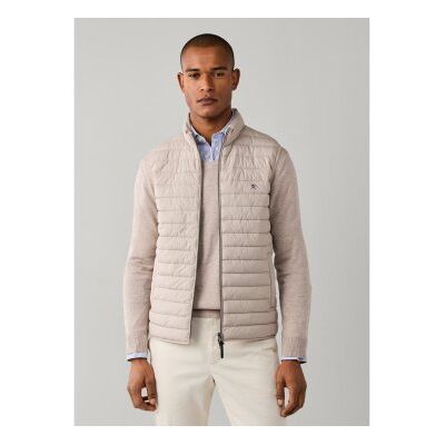 Hackett London für Herren. HM4000197 Weste Ultra beige (S), Lässig, Polyester Hackett London für Herren. HM4000197 Weste Ultra beige (S), Lässig, Polyester